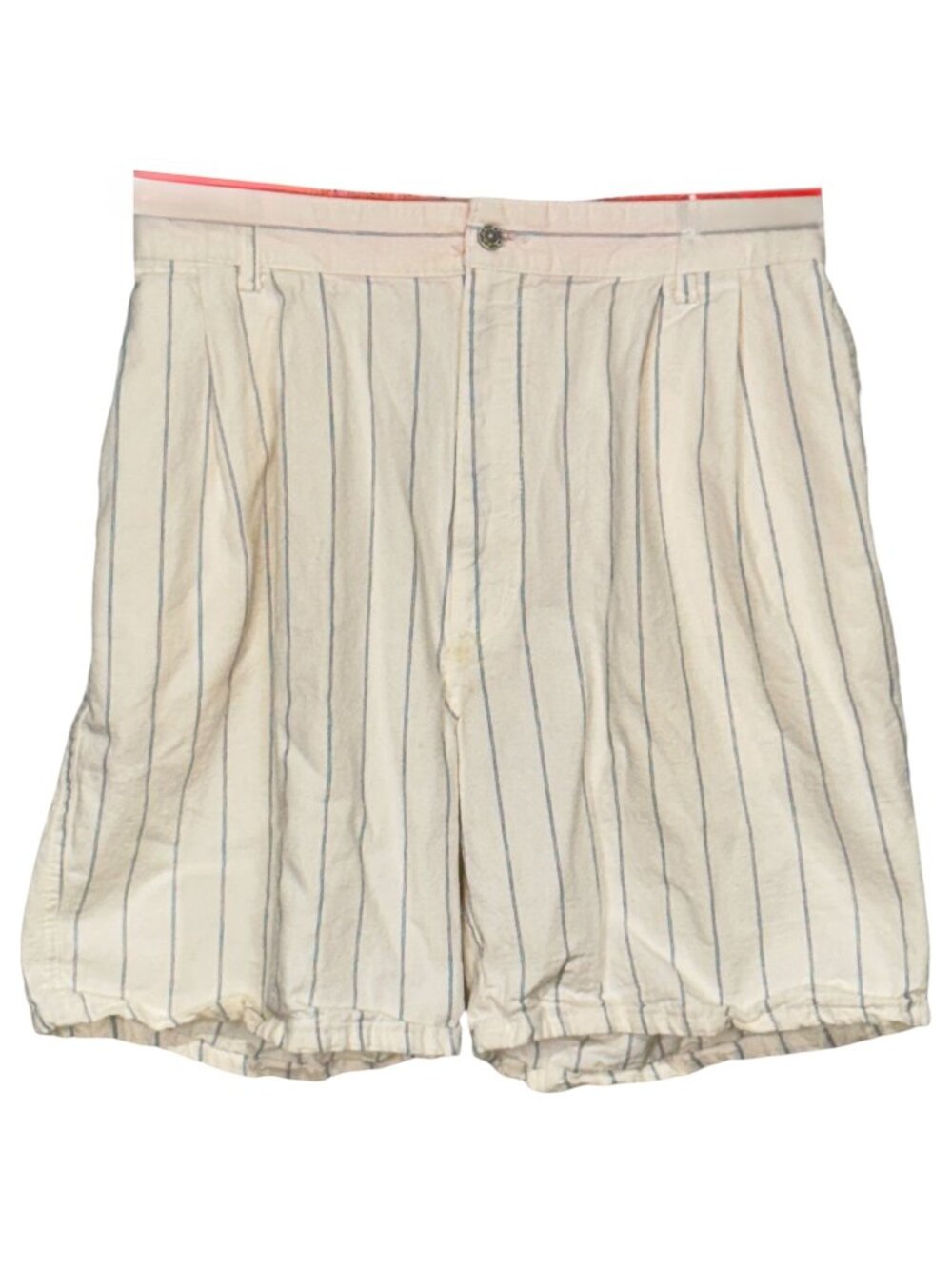 Ocean Pacific Mens 80s Striped Cotton Shorts Size 34 Made In USA